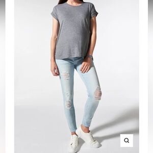 Blanqi skinny over the belly maternity jeans